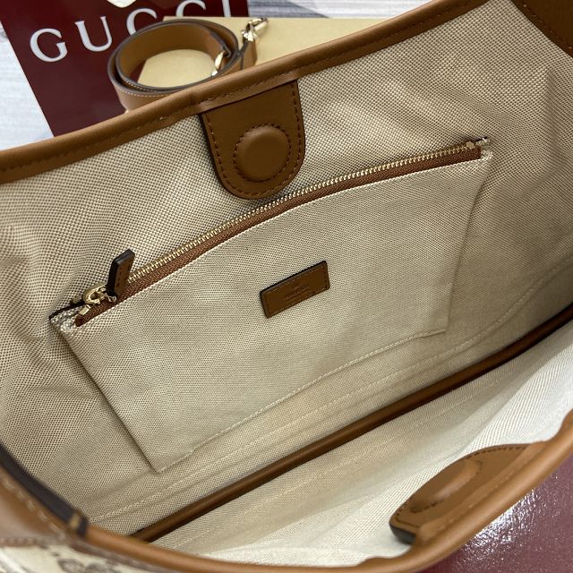 GG original canvas B medium shoulder bag 834981 brown