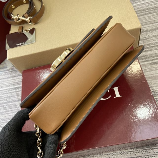 GG original canvas go small shoulder bag 826761 beige&brown