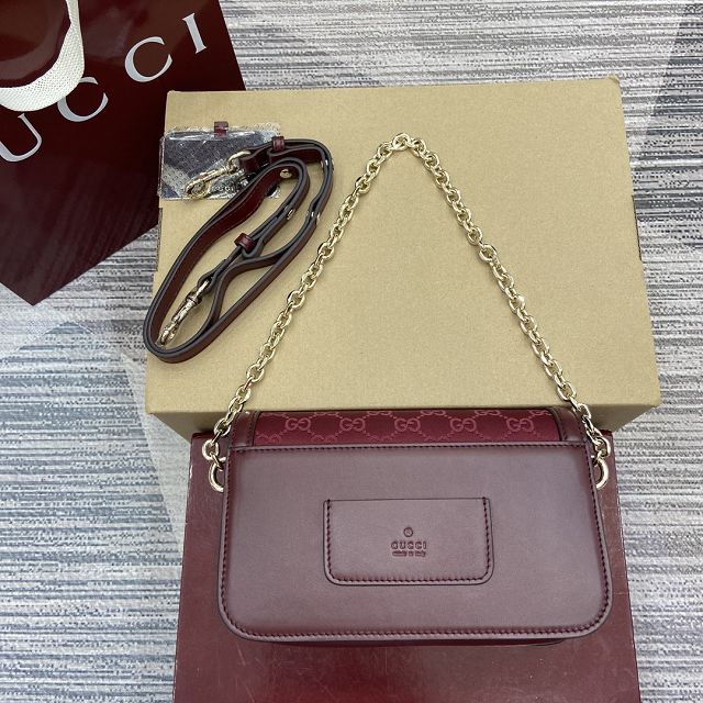 GG original canvas go small shoulder bag 826761 red