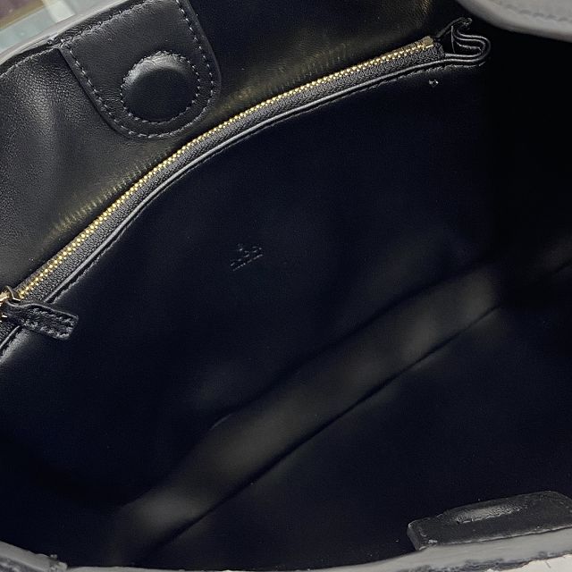 GG original suede B medium shoulder bag 834981 black