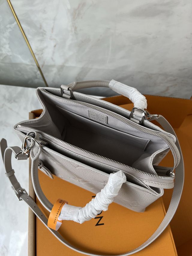 Louis vuitton original calfskin petit palais tote pm M58916 grey