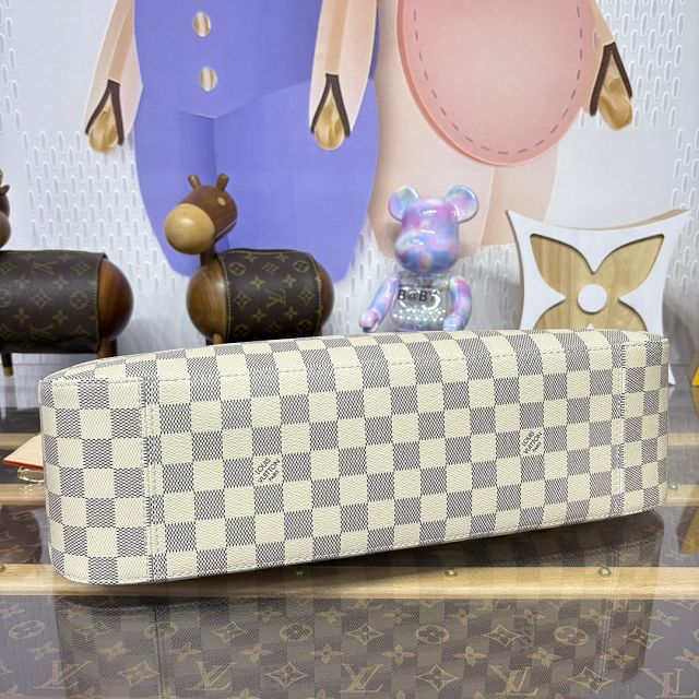 Louis vuitton original damier azur slouchy MM shoulder bag N00126