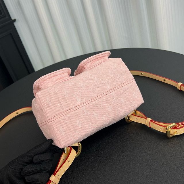 Louis vuitton original denim venice backpack M13031 pink