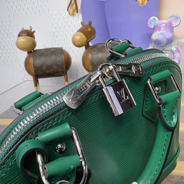 Louis vuitton original epi leather alma BB M40302 green