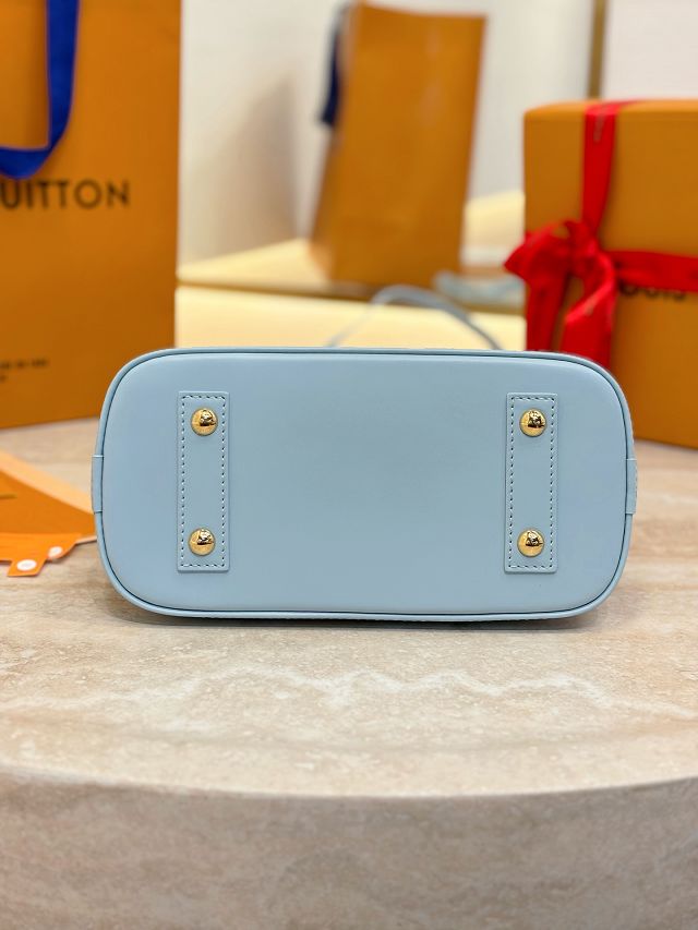 Louis vuitton original epi leather alma BB handbag M14197 blue