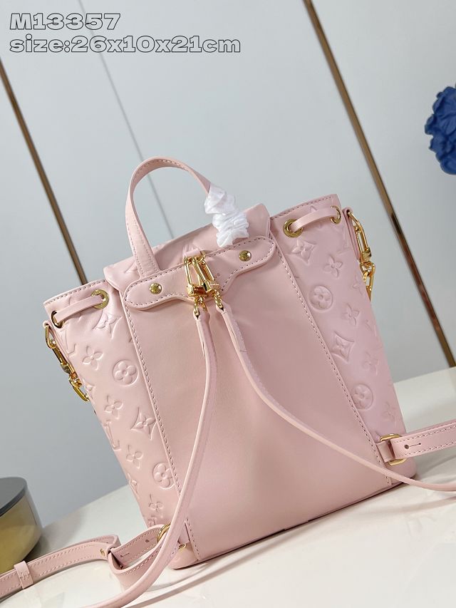 Louis vuitton original lambskin coussin backpack PM M13358 pink