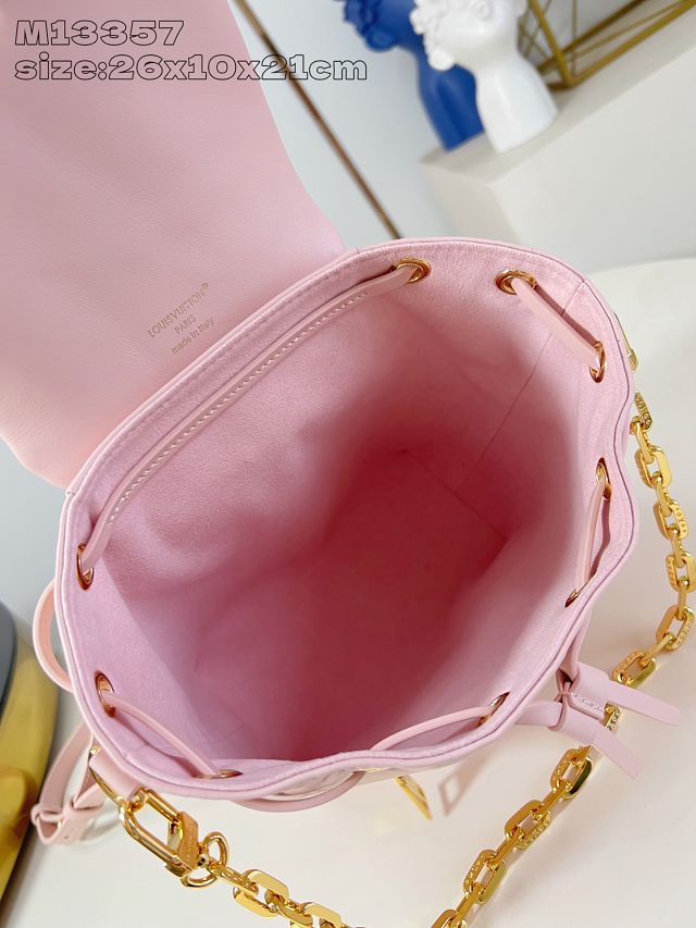 Louis vuitton original lambskin coussin backpack PM M13358 pink
