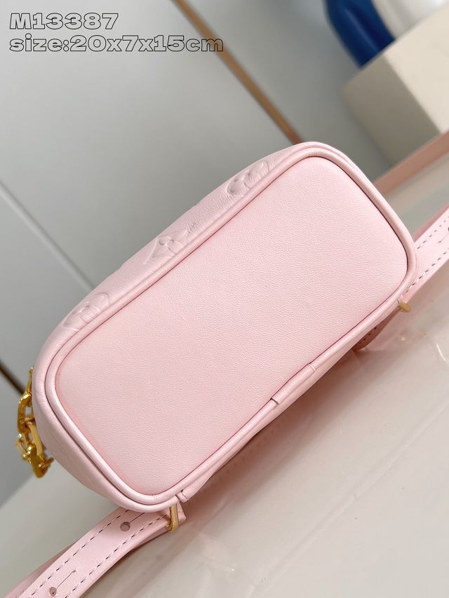 Louis vuitton original lambskin coussin backpack mini M13389 pink
