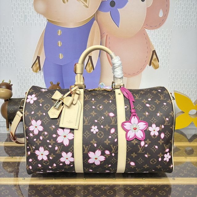 Louis vuitton original monogram canvas keepall 45 M13752