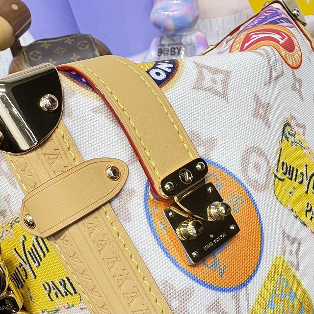 Louis vuitton original monogram dune canvas side trunk MM M14606