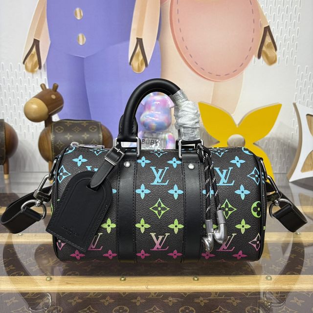 Louis vuitton original monogram reverse keepall 25 M13935 black