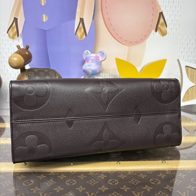 Louis vuitton original calfskin onthego mm M12967 chocolate