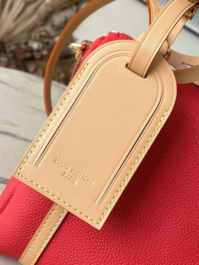 Louis vuitton original calfskin speedy soft 25 M13667 red