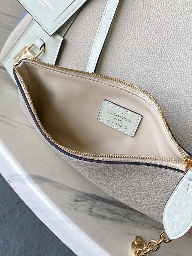 Louis vuitton original calfskin speedy soft 40 M13668 beige