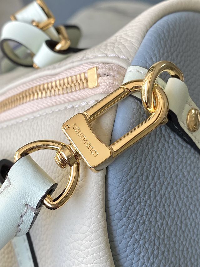 Louis vuitton original calfskin speedy soft 40 M13668 beige