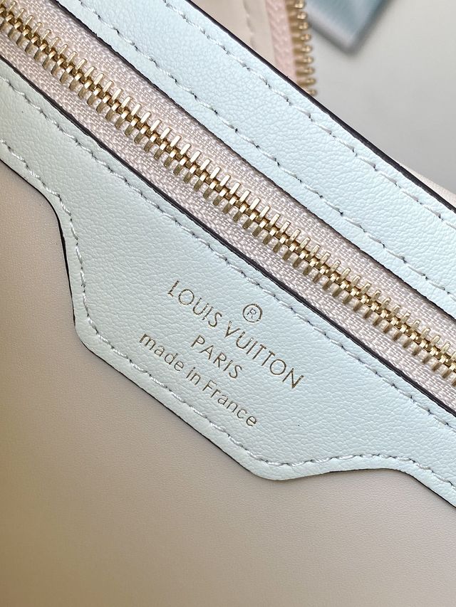 Louis vuitton original calfskin speedy soft 40 M13668 beige