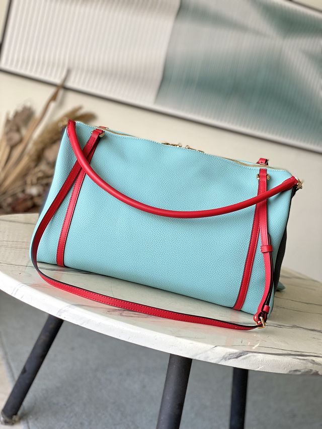 Louis vuitton original calfskin speedy soft 40 M13668 blue