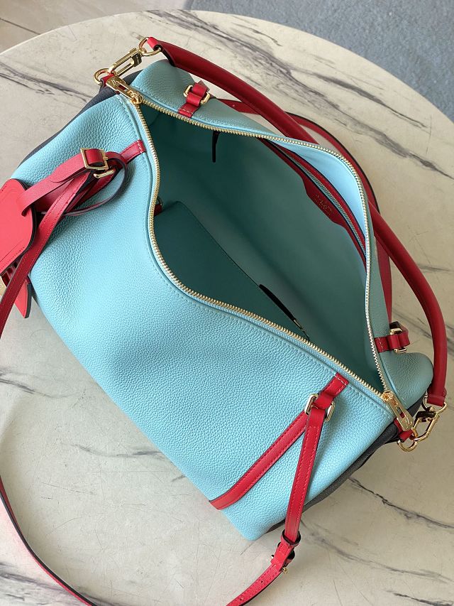 Louis vuitton original calfskin speedy soft 40 M13668 blue