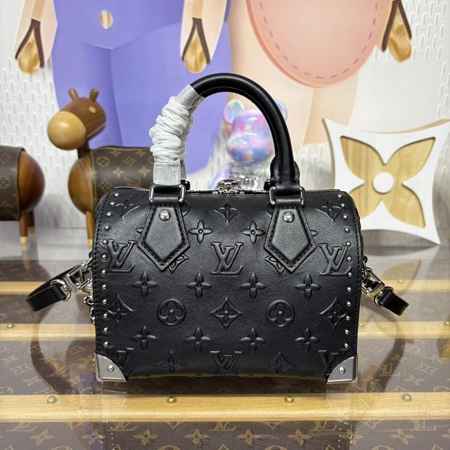 Louis vuitton original calfskin speedy trunk 20 M14575 black