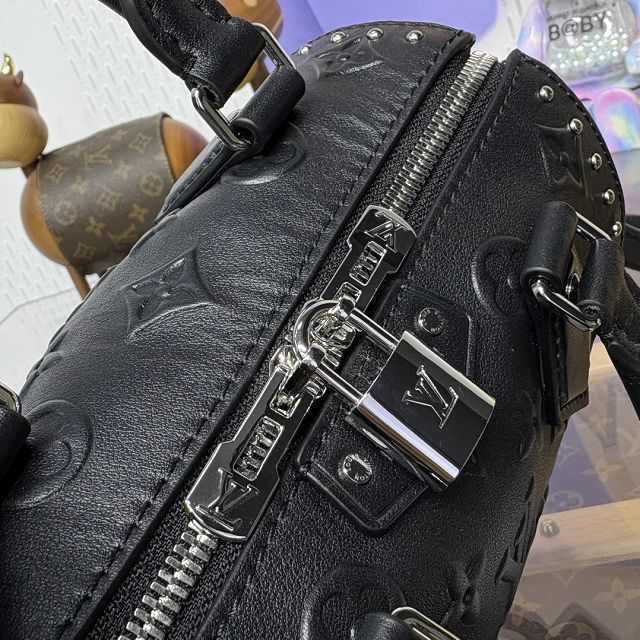 Louis vuitton original calfskin speedy trunk 20 M14575 black