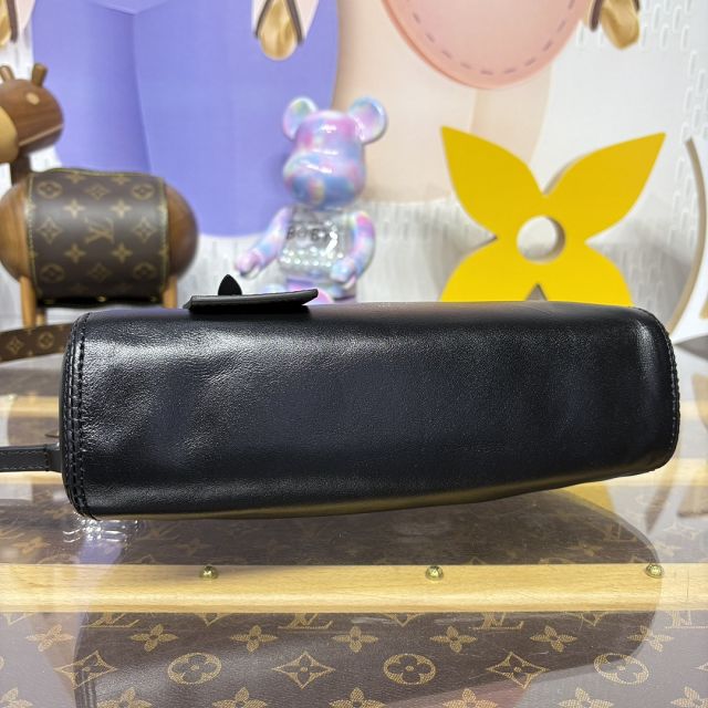 Louis vuitton original lambskin pochette vibe bag M14544 black