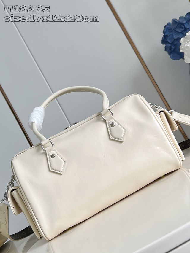 Louis vuitton original lambskin speedy cargo vibe M12965 white