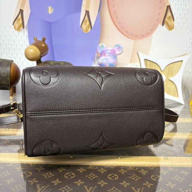 Louis vuitton original monogram calfskin speedy 25 M14043 chocolate 