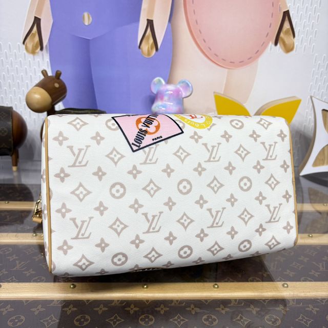 Louis vuitton original monogram dune canvas speedy soft 30 M14587