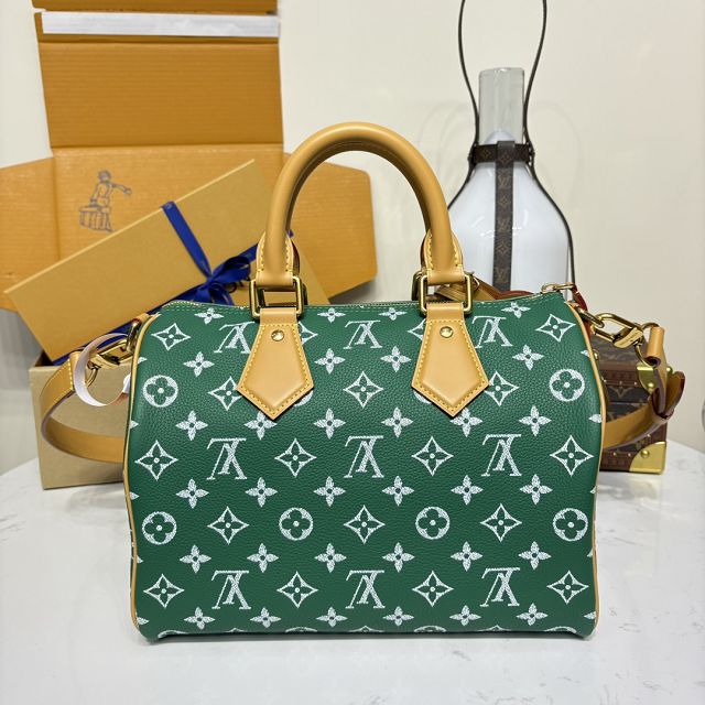 Louis vuitton original soft calfskin speedy P9 30 M14077 green