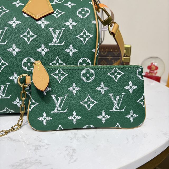 Louis vuitton original soft calfskin speedy P9 30 M14077 green