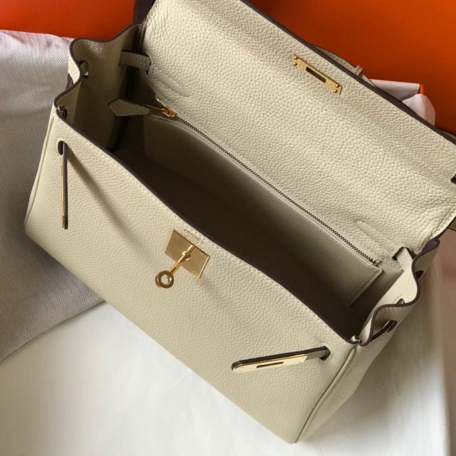 Hermes original togo leather kelly 28 bag K28 parthemin