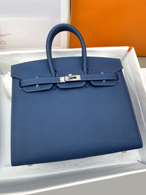 Hermes sellier original epsom leather birkin 35 bag H35-3 deep blue