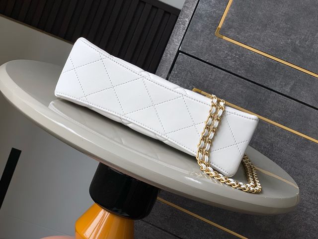 CC original lambskin small tote bag AS5413 white