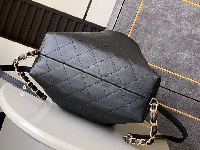 CC original calfskin medium backpack AS5517 black