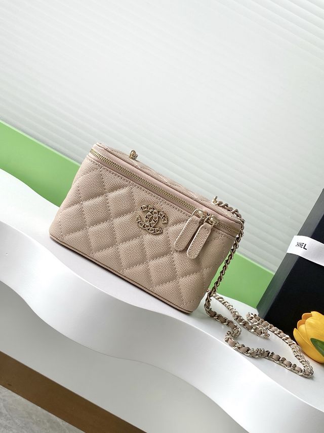 CC original grained calfskin small vanity with chain AP4530