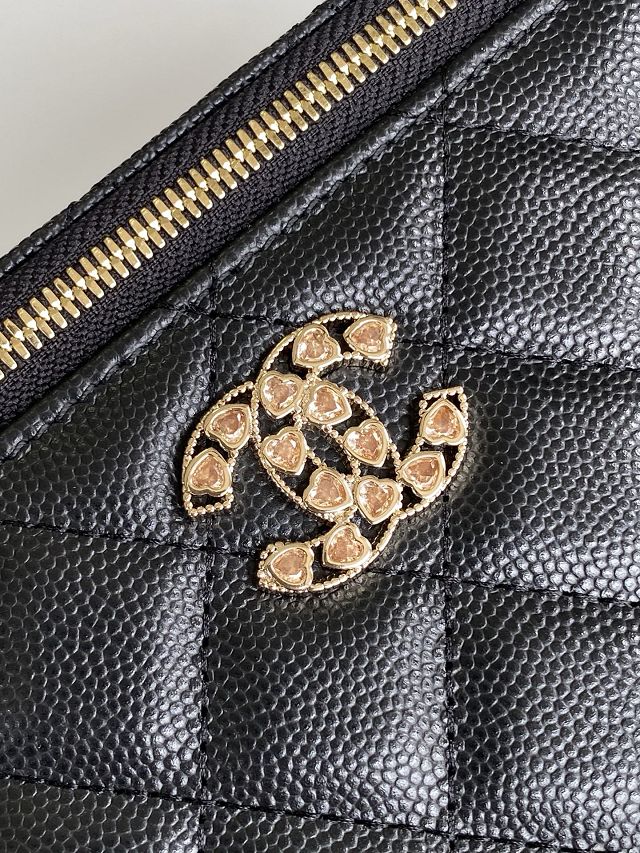 CC original grained calfskin small vanity with chain AP4530