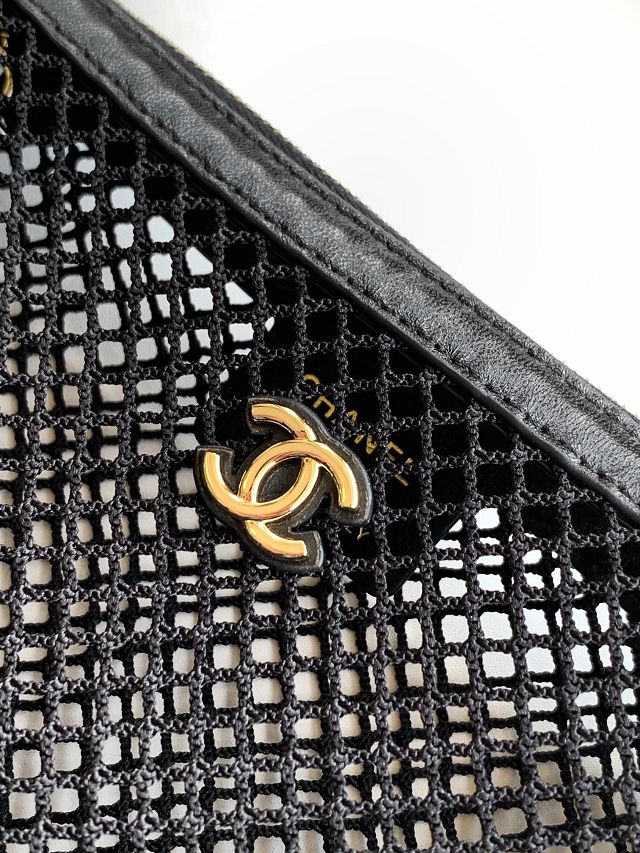 CC original mesh clutch with chain AP4515 black