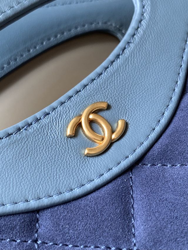 CC original suede nano 31 bag AS3656 blue