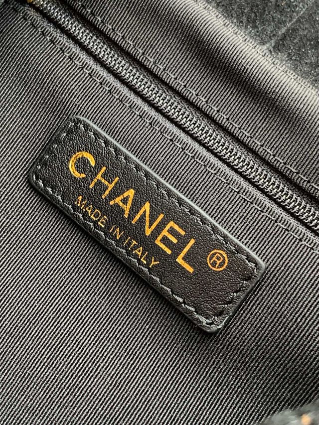 CC original suede small hobo handbag AS5302 black