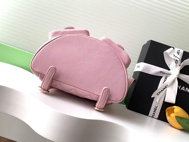 CC original grained calfskin backpack AS3860 pink