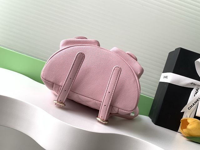 CC original grained calfskin small backpack AS3787 pink