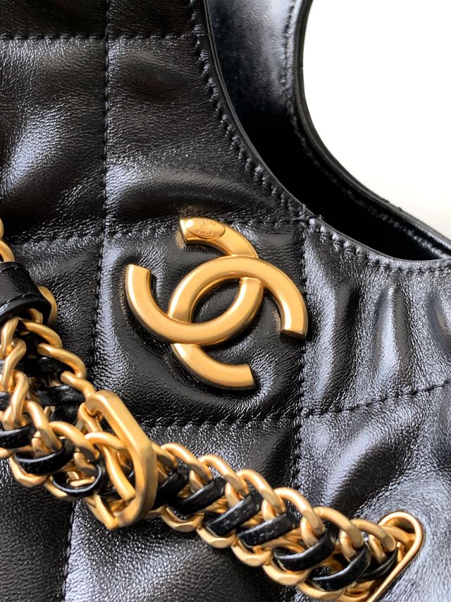 CC original lambskin hobo bag AS5411 black