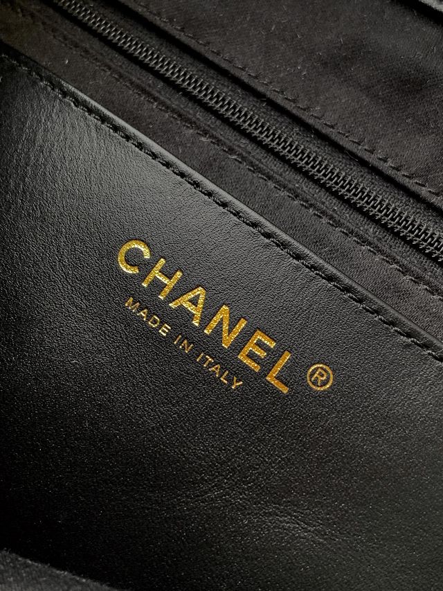 CC original lambskin large bucket bag AS5406 black