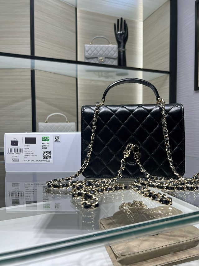 CC original lambskin mini backpack AP4450 black