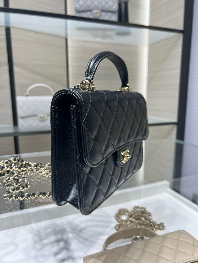 CC original lambskin mini backpack AP4450 black