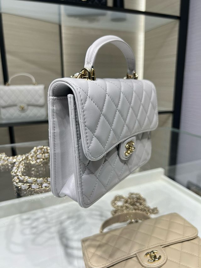 CC original lambskin mini backpack AP4450 grey