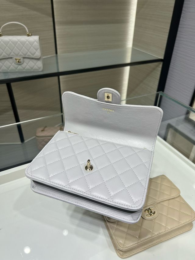 CC original lambskin mini backpack AP4450 grey