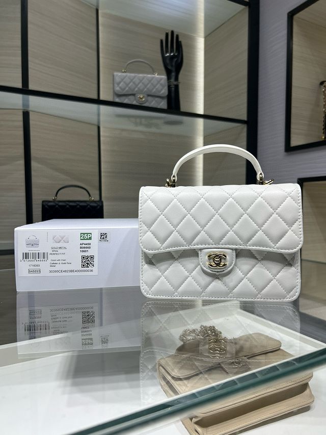 CC original lambskin mini backpack AP4450 white