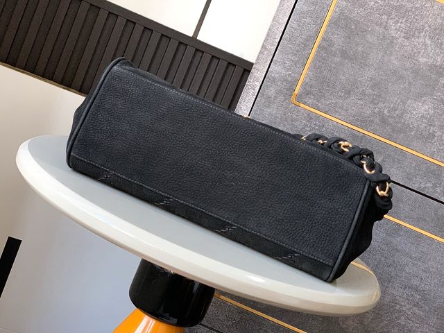 CC original suede flap bag AS0505 black