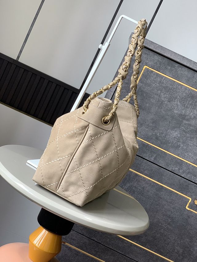 CC original suede hobo bag AS0504 beige